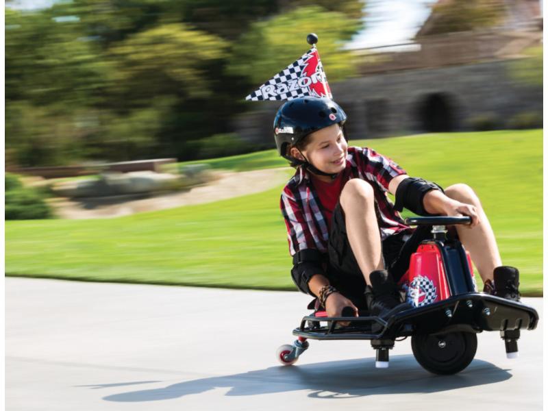 Razor Electric Ride-on Crazy Cart Black