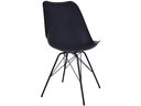 House Nordic Stuhl Oslo 2 Stück, 57 x 62 cm, Schwarz
