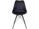 House Nordic Stuhl Oslo 2 Stück, 57 x 62 cm, Schwarz