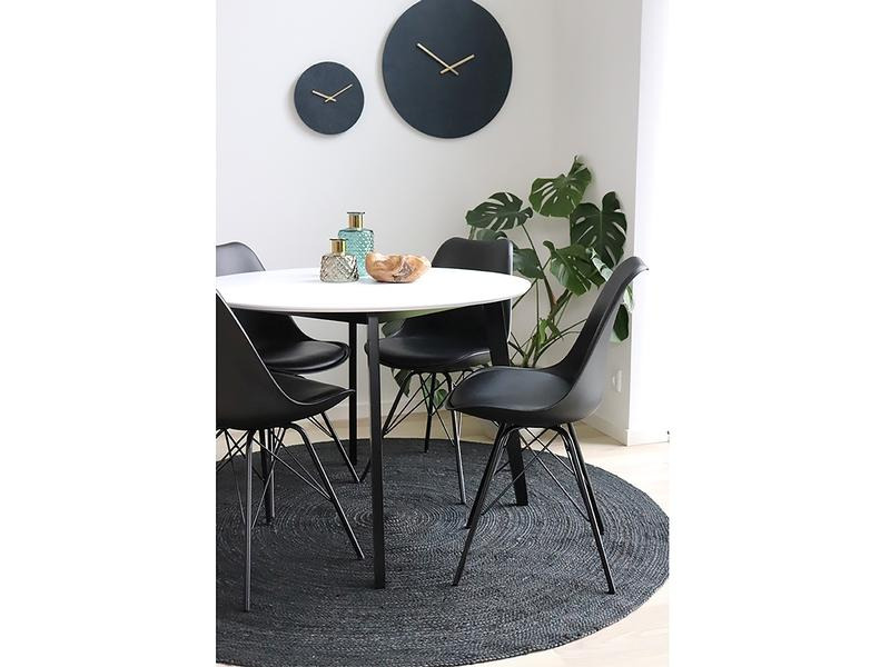 House Nordic Stuhl Oslo 2 Stück, 57 x 62 cm, Schwarz