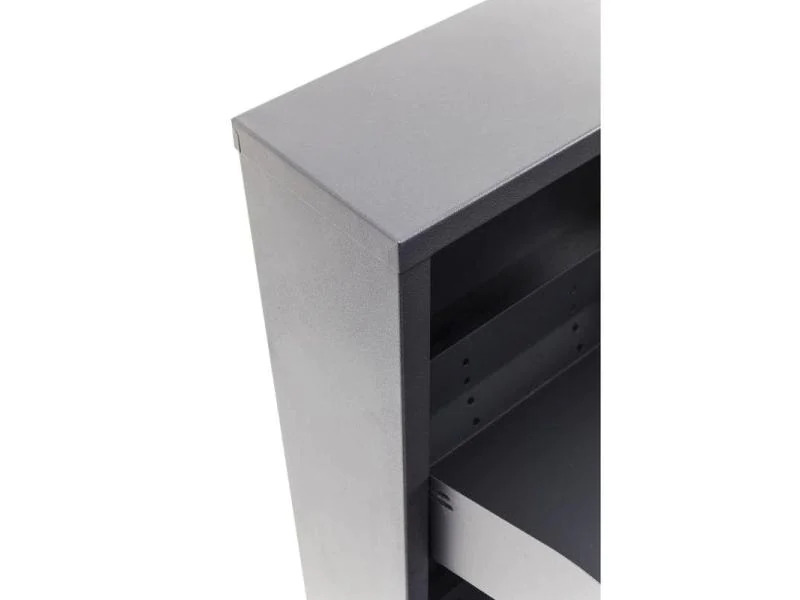 Kare Schuhschrank  Caruso Stahl, Anthrazit