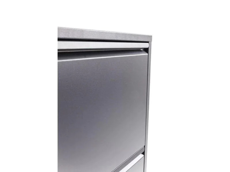 Kare Schuhschrank  Caruso Stahl, Anthrazit