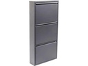 Kare Schuhschrank  Caruso Stahl, Anthrazit