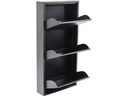 Kare Schuhschrank  Caruso Stahl, Anthrazit