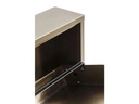 Kare Schuhschrank  Caruso Stahl, Bronze