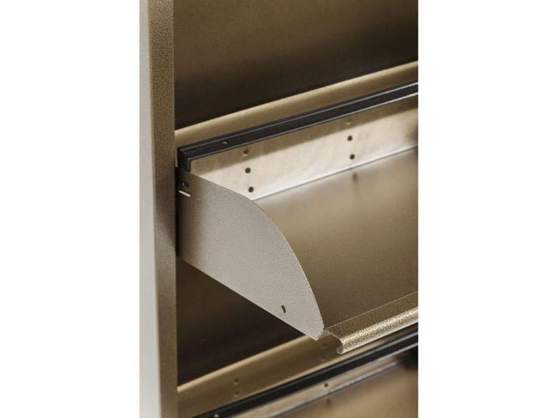 Kare Schuhschrank  Caruso Stahl, Bronze