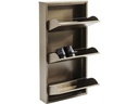 Kare Schuhschrank  Caruso Stahl, Bronze