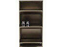 Kare Schuhschrank  Caruso Stahl, Bronze