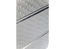 Kare Schuhschrank  Caruso Stahl, Silber