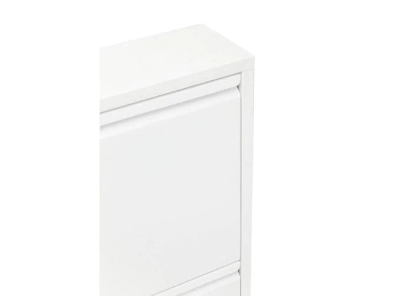 Kare Schuhschrank  Caruso Stahl, Weiss