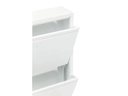 Kare Schuhschrank  Caruso Stahl, Weiss