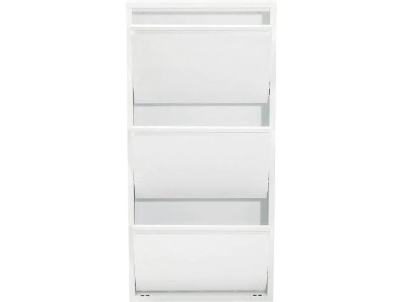 Kare Schuhschrank  Caruso Stahl, Weiss