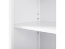 VASAGLE Badezimmerregal mit Schublade aus MDF, Weiss