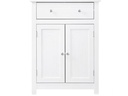 VASAGLE Badezimmerregal mit Schublade aus MDF, Weiss