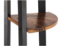 VASAGLE Eckregal  mit 4 Ebenen Holz / Metall
