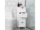 VASAGLE Regal mit 4 Schubladen aus MDF, Weiss