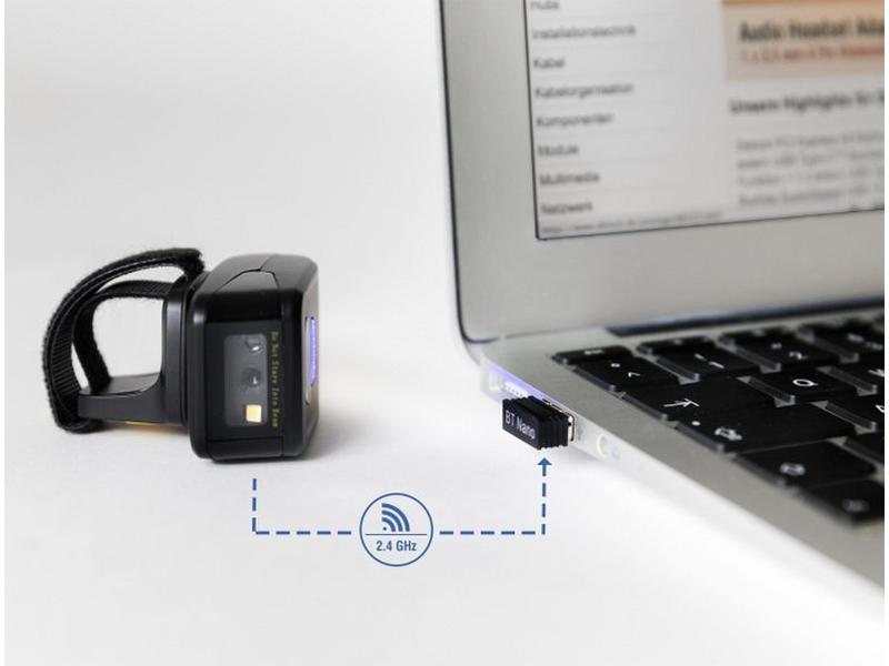 Delock Barcode Scanner Fingerring 90508 – 1D / 2D