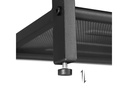 VASAGLE Schuhregal aus Holz und Metall 100 x 92.5 cm