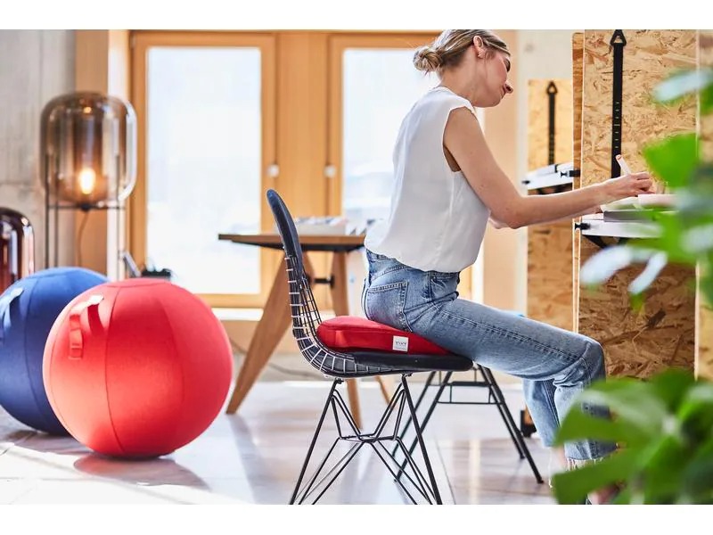 VLUV Balancekissen Leiv Mustard Ø 36 cm