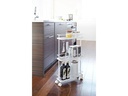 Yamazaki Bartrolley Tower Kunststoff/Metall, Weiss