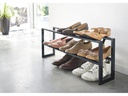 Yamazaki Schuhregal Line Metall, Schwarz