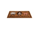 Esschert Design Fussmatte Home is where the herd is 61 x 40.4 cm