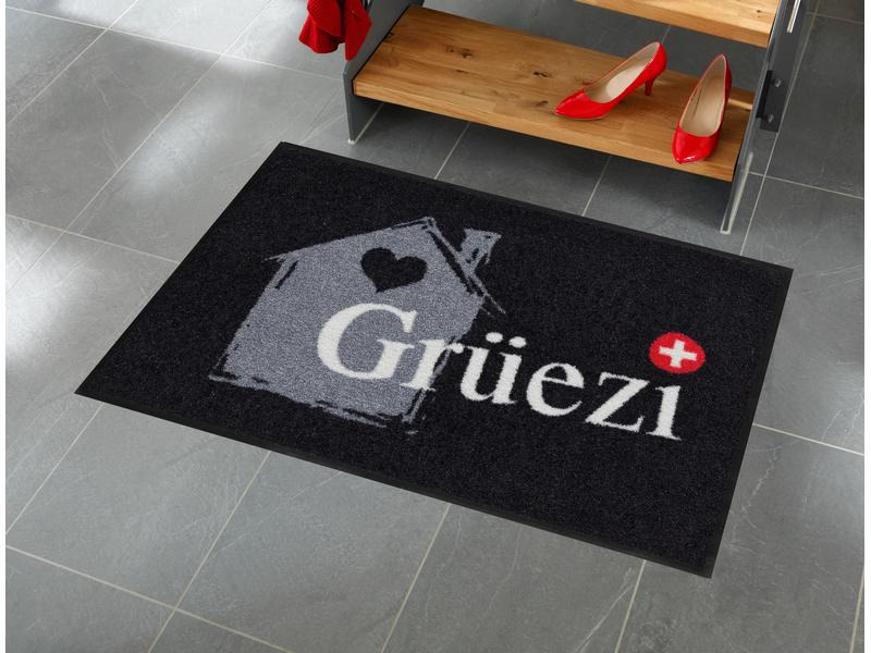 Salonlöwe Fussmatte Grüezihaus 50 cm x 75 cm