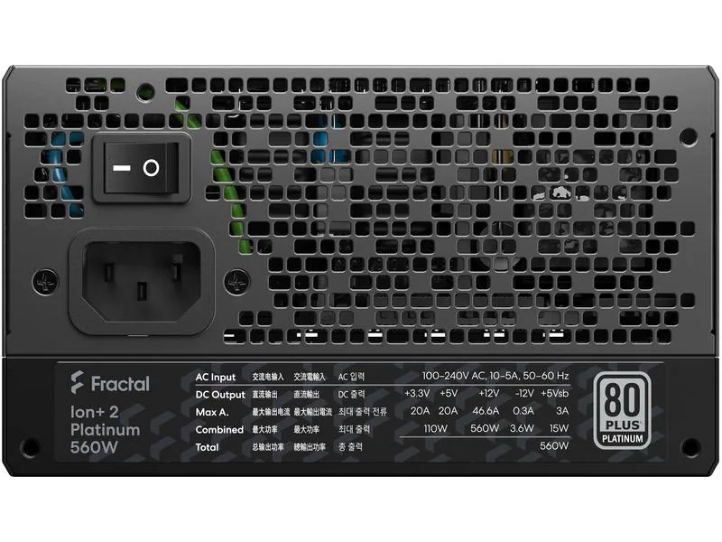 Fractal Design Netzteil Ion+ 2 Platinum 560 W