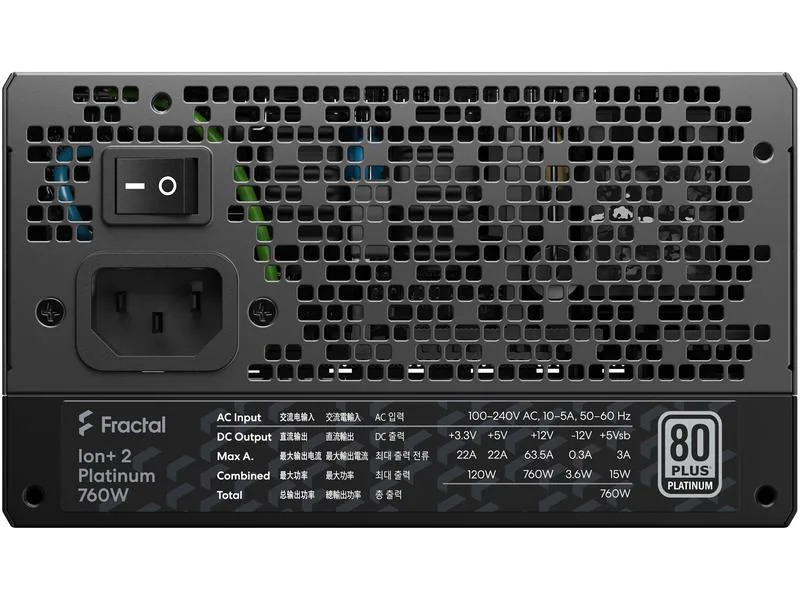 Fractal Design Netzteil Ion+ 2 Platinum 760 W
