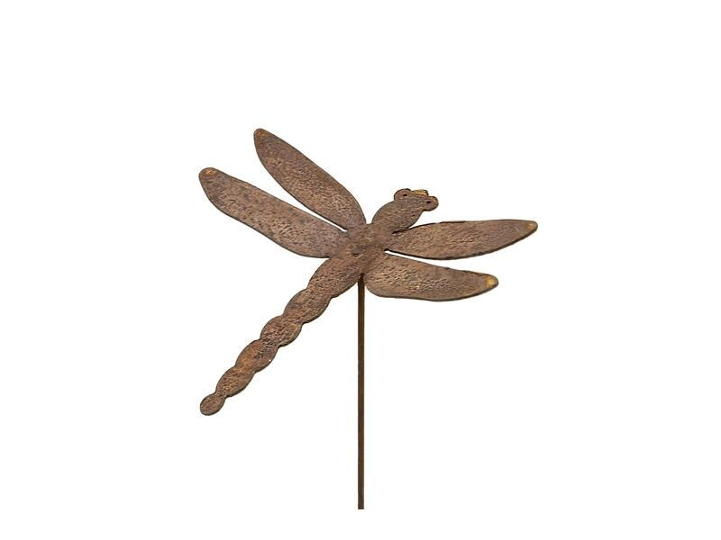 Ambiance Gartenstecker Libelle auf Stab, 50 cm