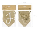 Partydeco Girlande Just Married Braun/Weiss