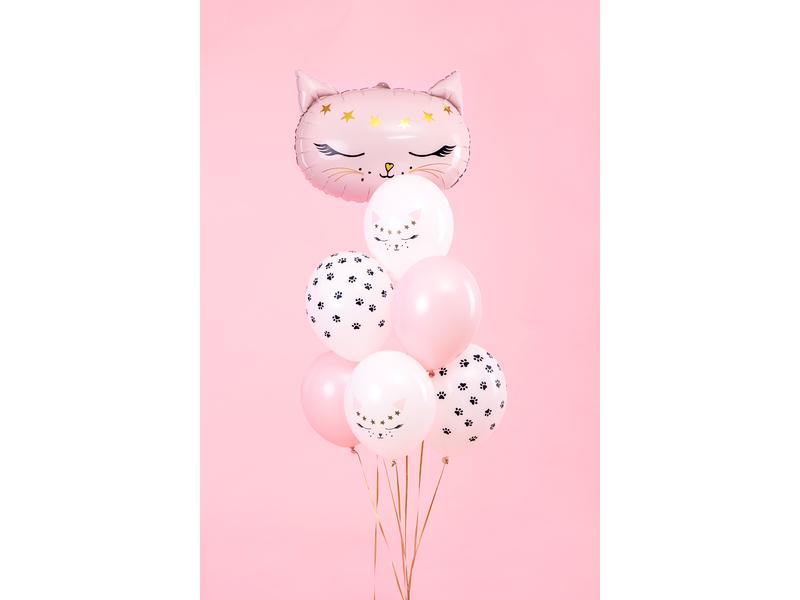 Partydeco Luftballon Cat mix Ø 30 cm, 6 Stück
