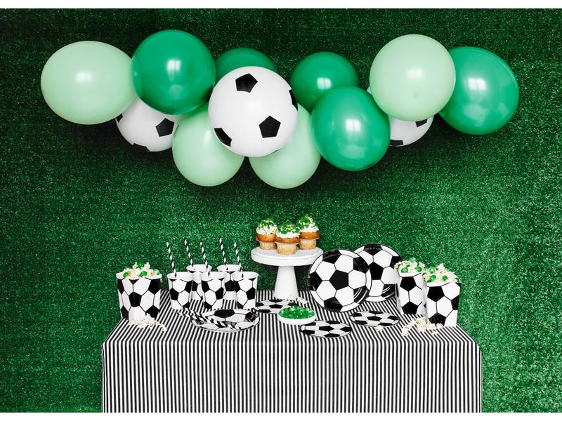 Partydeco Luftballon Fussball Ø 30 cm, 6 Stück