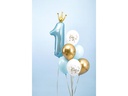 Partydeco Luftballon One Pastellblau Ø 30 cm, 6 Stück