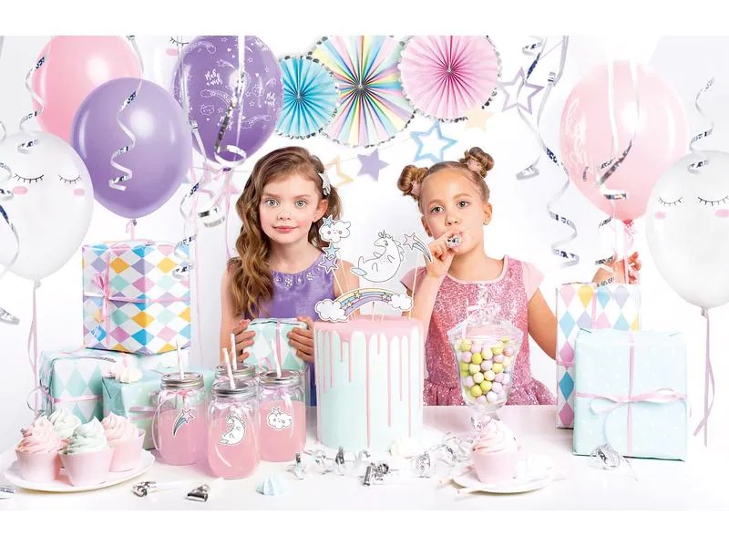Partydeco Luftballon Unicorn mix Ø 30 cm, 6 Stück