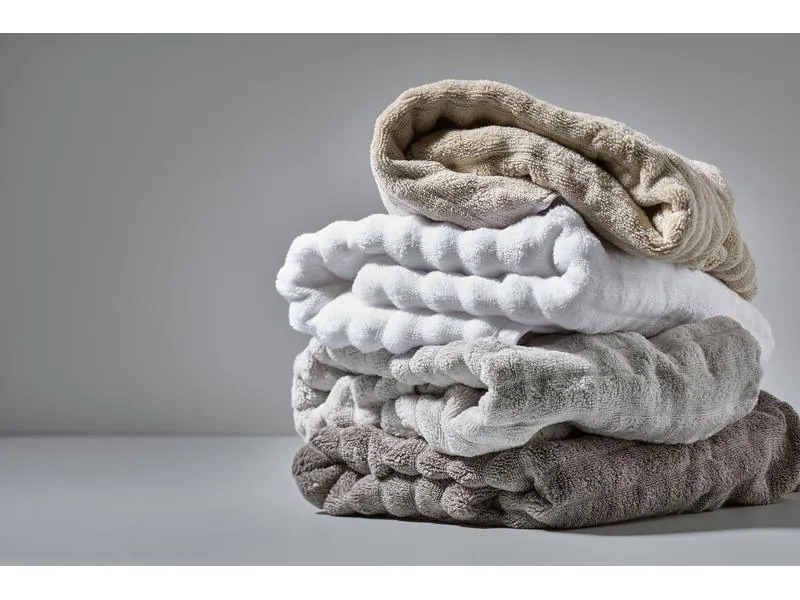 Zone Denmark Handtuch Inu, Bio-Baumwolle, 50 x 100 cm, Grey