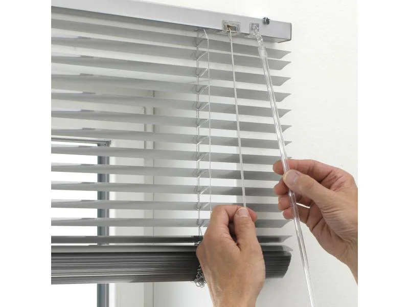 Gardinia Aluminium Jalousie Silber 80 x 130 cm