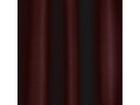 Casa Leon Verdunklungsvorhang mit Faltenband Bordeaux, 135 x 245 cm