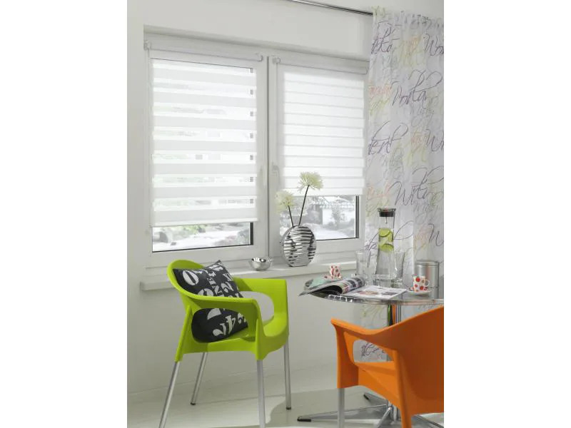 Gardinia Doppelrollo Easyfix Weiss 45 x 150 cm