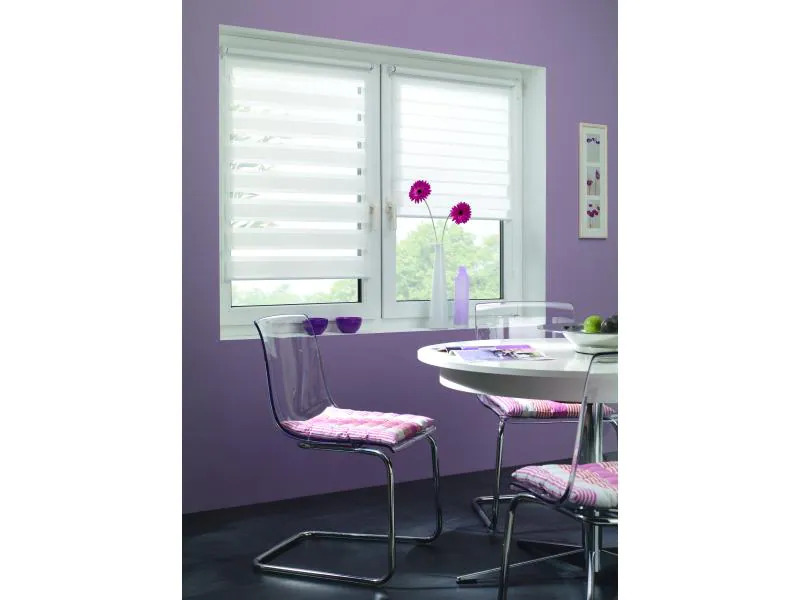 Gardinia Doppelrollo Easyfix Weiss 45 x 150 cm