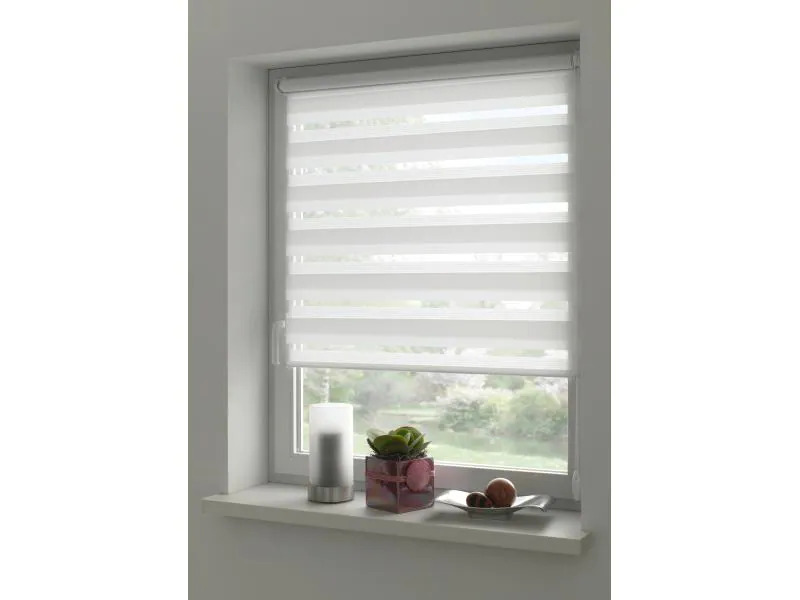 Gardinia Doppelrollo Easyfix Weiss 45 x 150 cm