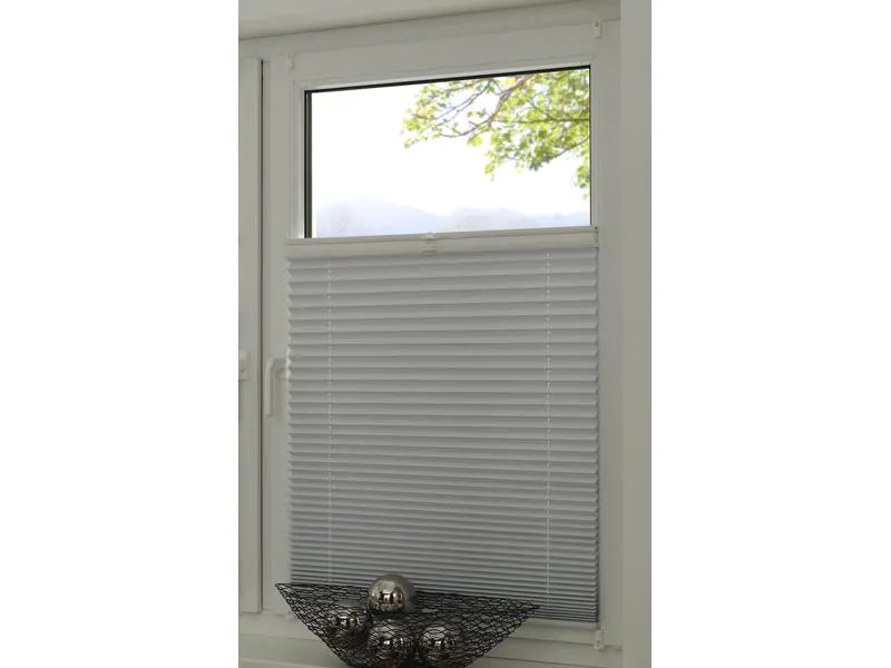Gardinia Plissée Easyfix, Day &amp; Night 50 x 130 cm, Weiss