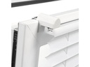 Gardinia Plissée Easyfix, blickdicht 45 x 130 cm, Weiss