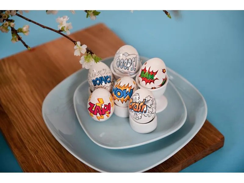 Brauns Heitmann Banderole Sound Eggs Mehrfarbig, 12 Stück