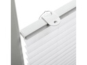 Gardinia Plissée Solo mit Saugnäpfen, blickdicht 40 x 130 cm, Weiss
