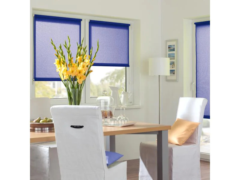 Gardinia Rollo Easyfix, Dunkelblau 60 x 150 cm