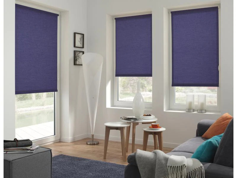 Gardinia Rollo Easyfix, Dunkelblau 60 x 150 cm
