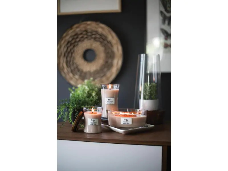 Woodwick Duftkerze Vanilla &amp; Sea Salt Large Jar