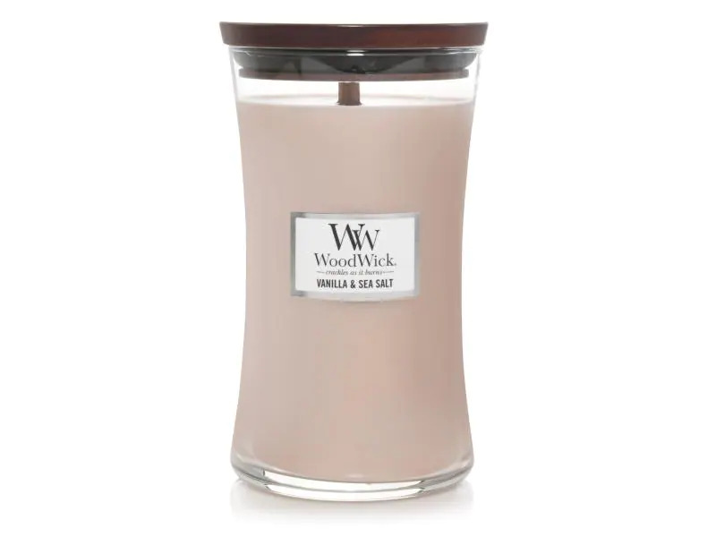 Woodwick Duftkerze Vanilla &amp; Sea Salt Mini Jar