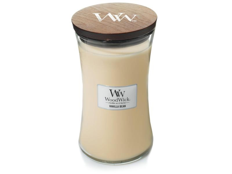 Woodwick Duftkerze Vanille Bean Medium Jar